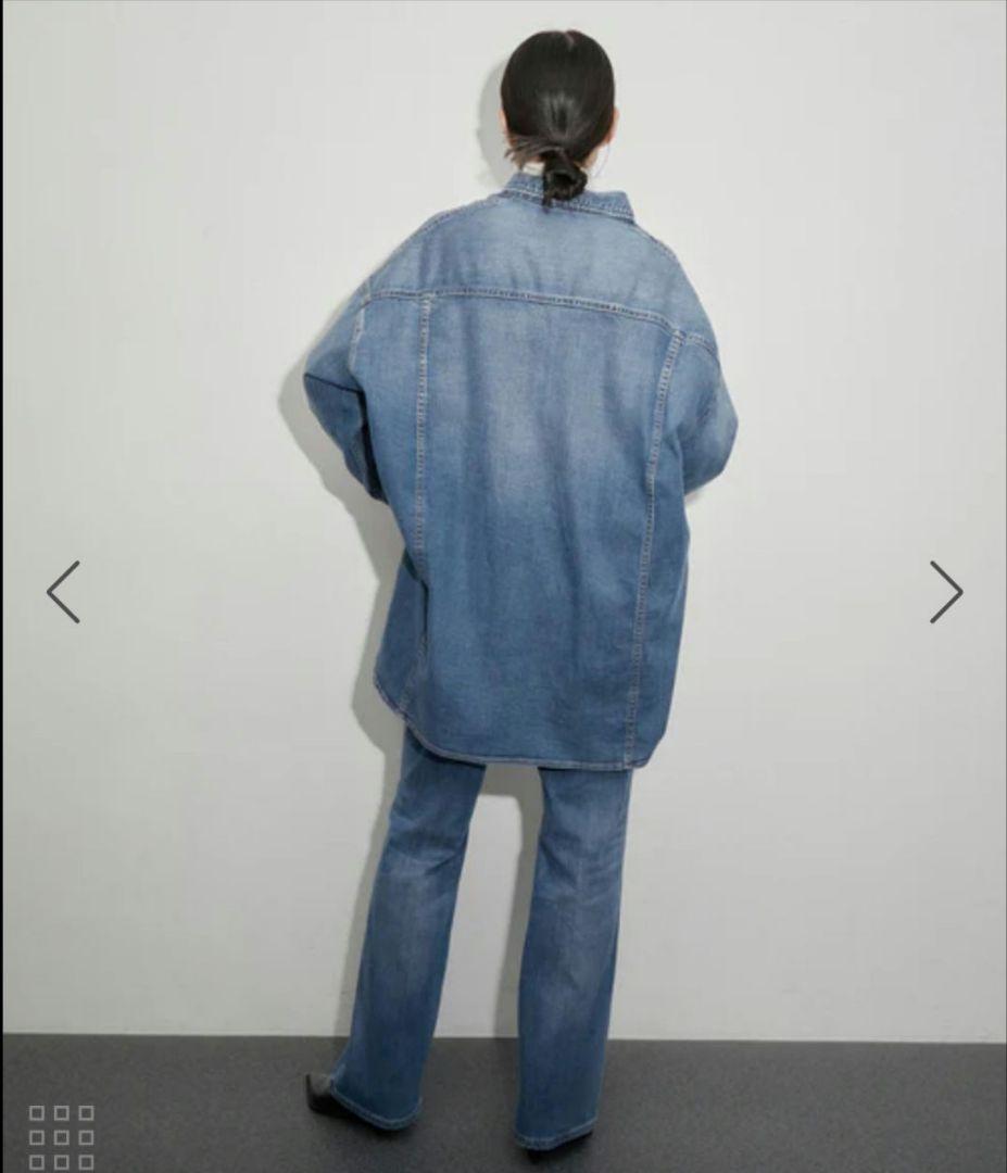 Healthy DENIM Almond ビッグシルエット デニムシャツ