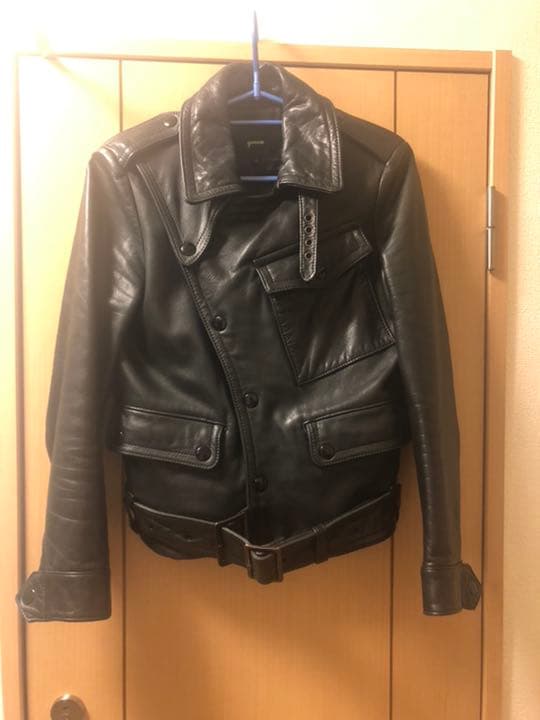 green モーターサイクル　ライダースジャケット　hyke