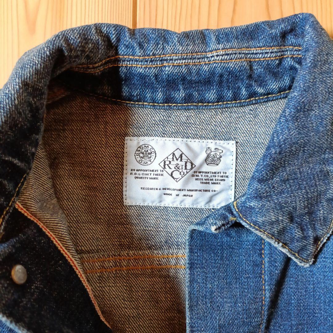 きたとも【美品】 R&D.M.Co-デニムジャケット ヴィンテージ