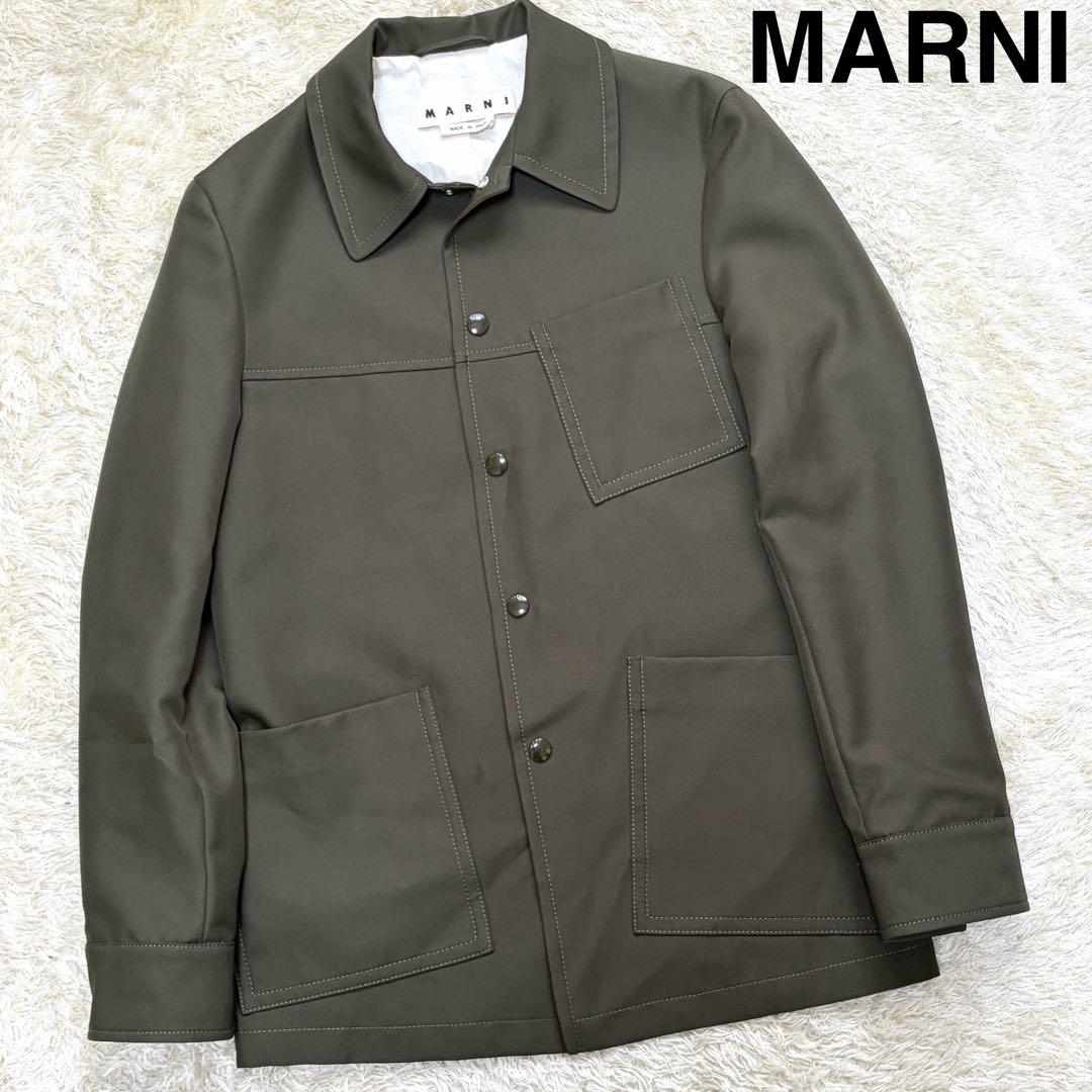 マルニ　MARNI スナップボタン　カバーオール　ユニセックス　カーキ　【美品】