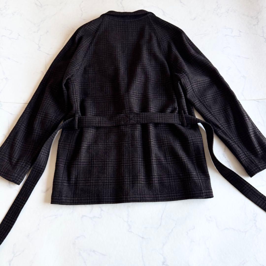 美品 近年 ラルディーニ テーラードジャケット アンコン ベルト ブートニエール