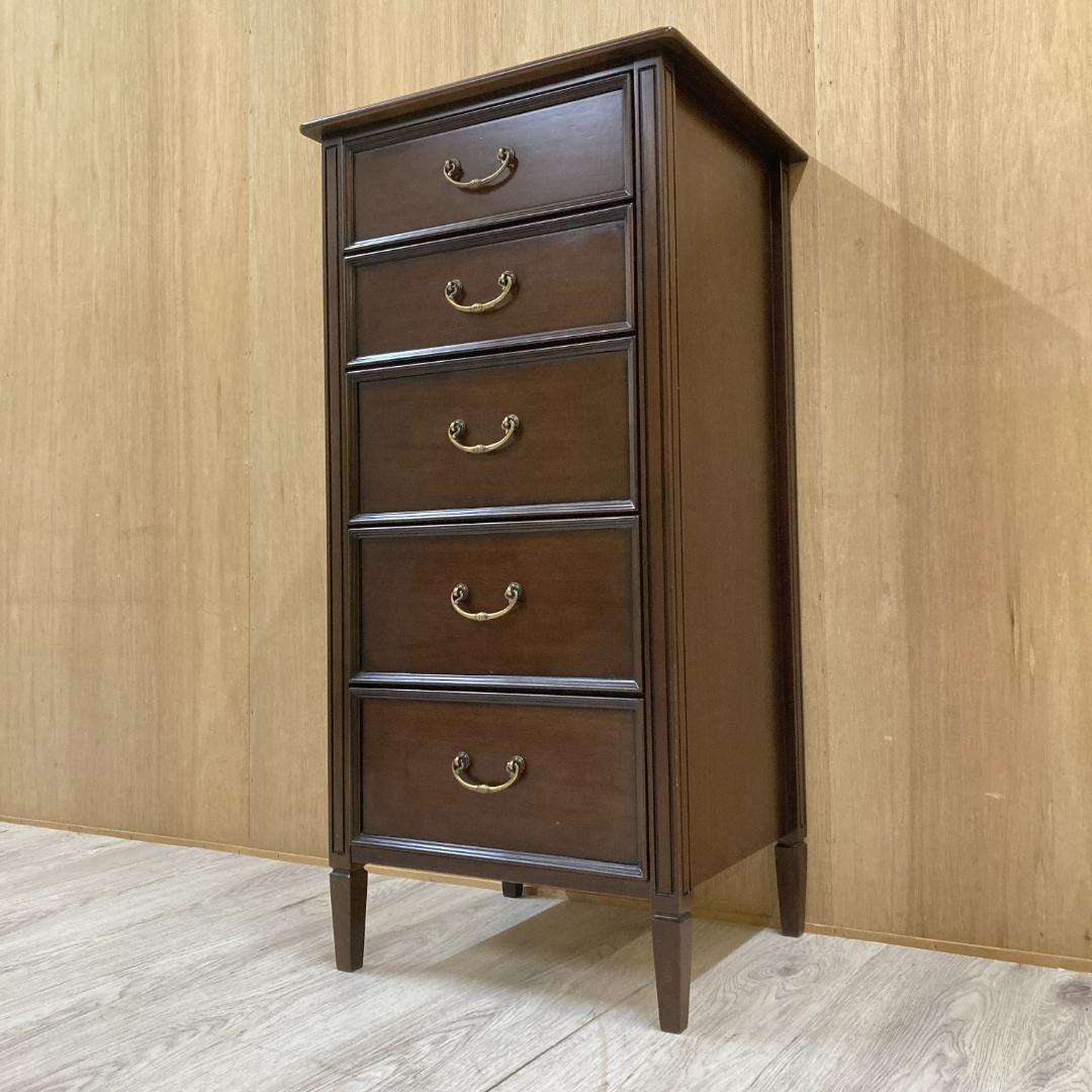 東海家具　ケントハウス チェスト　45ｃｍ　5段　スリム