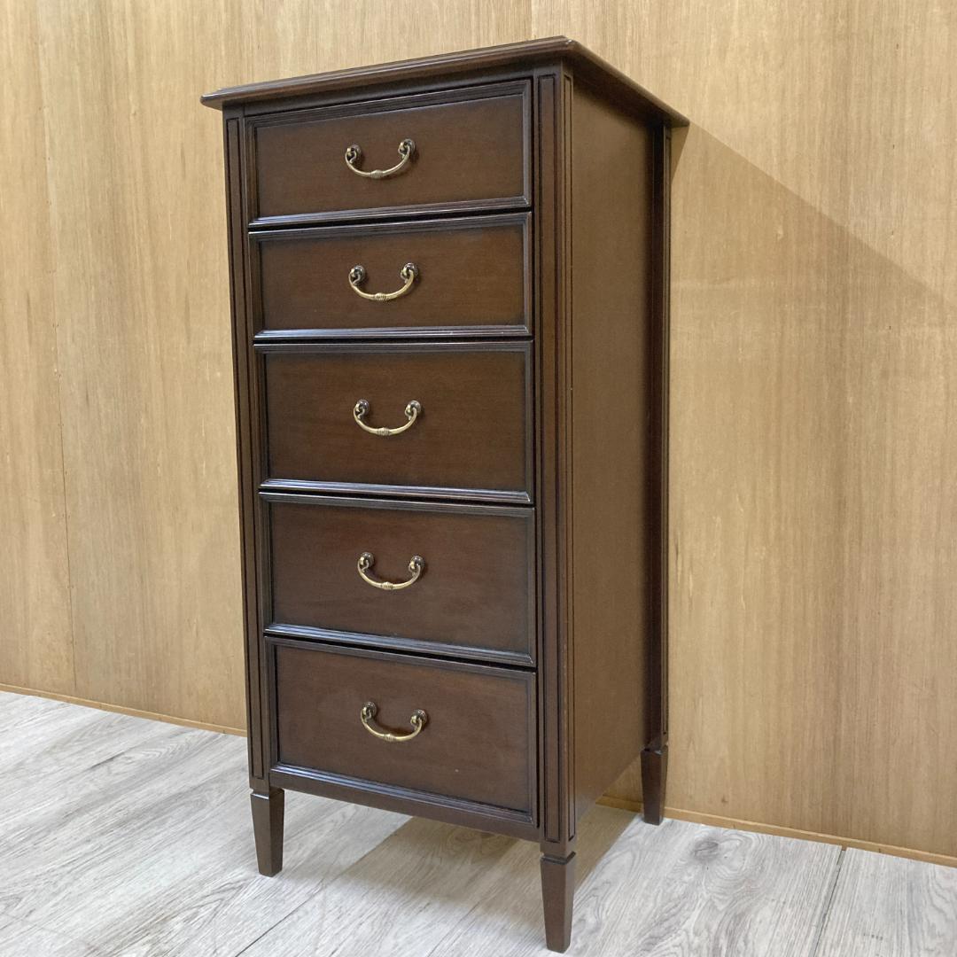 東海家具　ケントハウス チェスト　45ｃｍ　5段　スリム