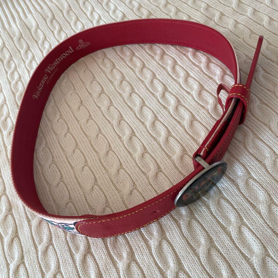 vivienne westwood CHAOS バンビ ロゴ バックル ベルト