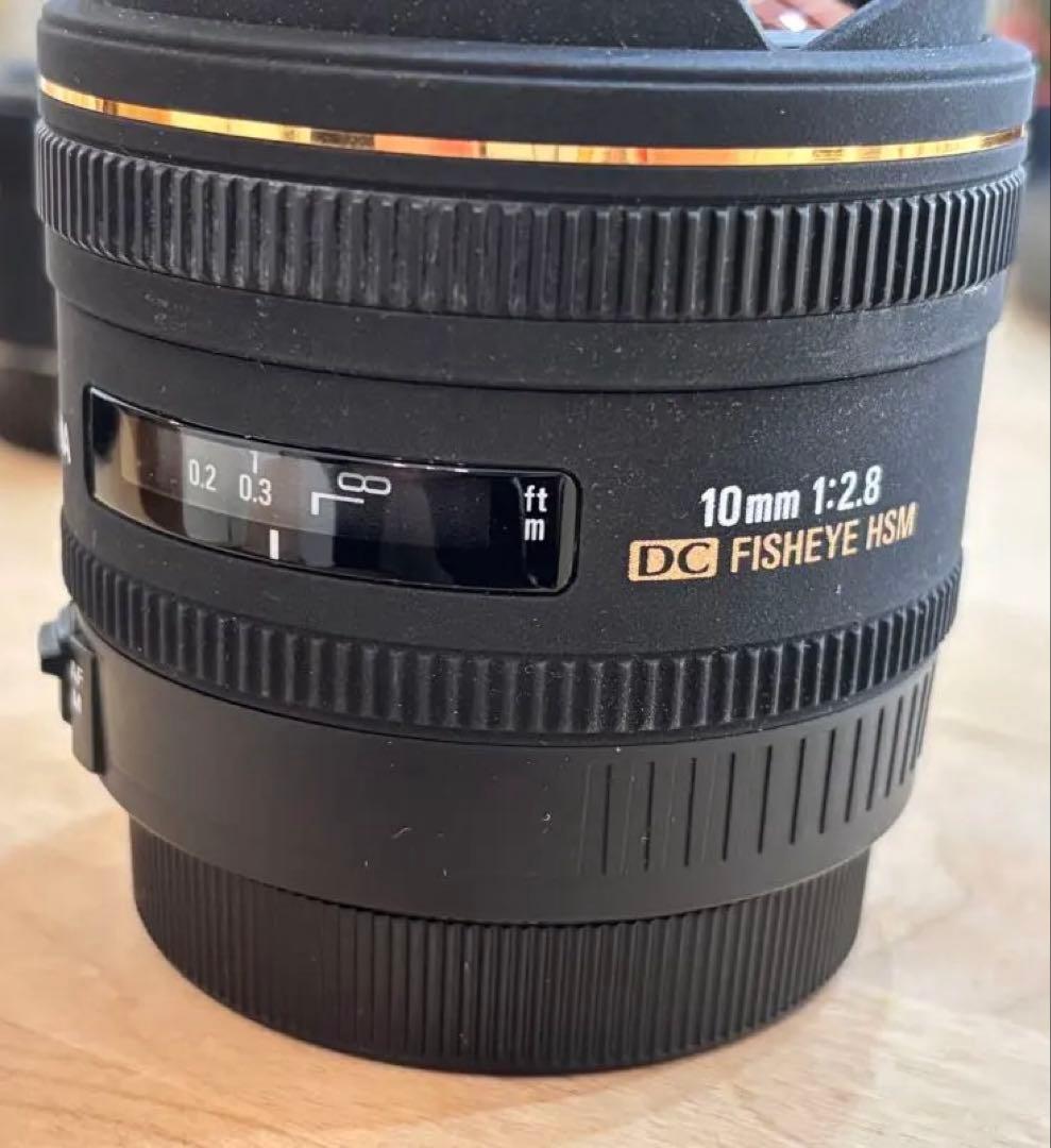 レンズ(単焦点) SIGMA 10mm F2.8 EX DC FISHEYE HSM EF