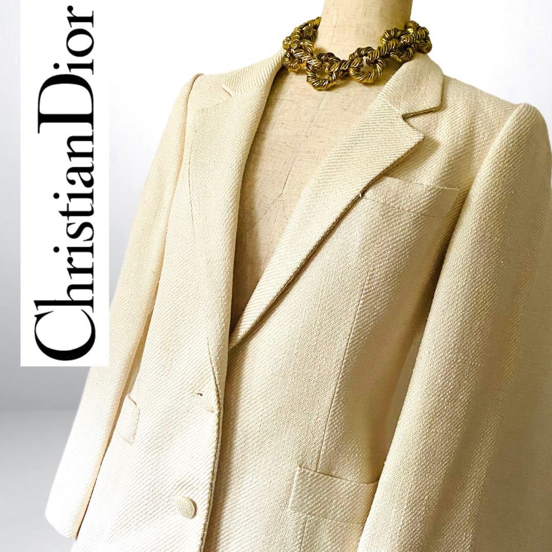 1616✨◆Christian Dior◆70万シルクツイードジャケット
