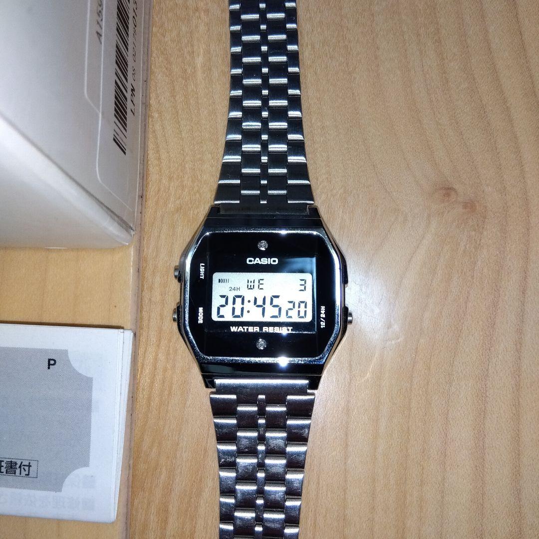 チープカシオ　ダイヤ付き