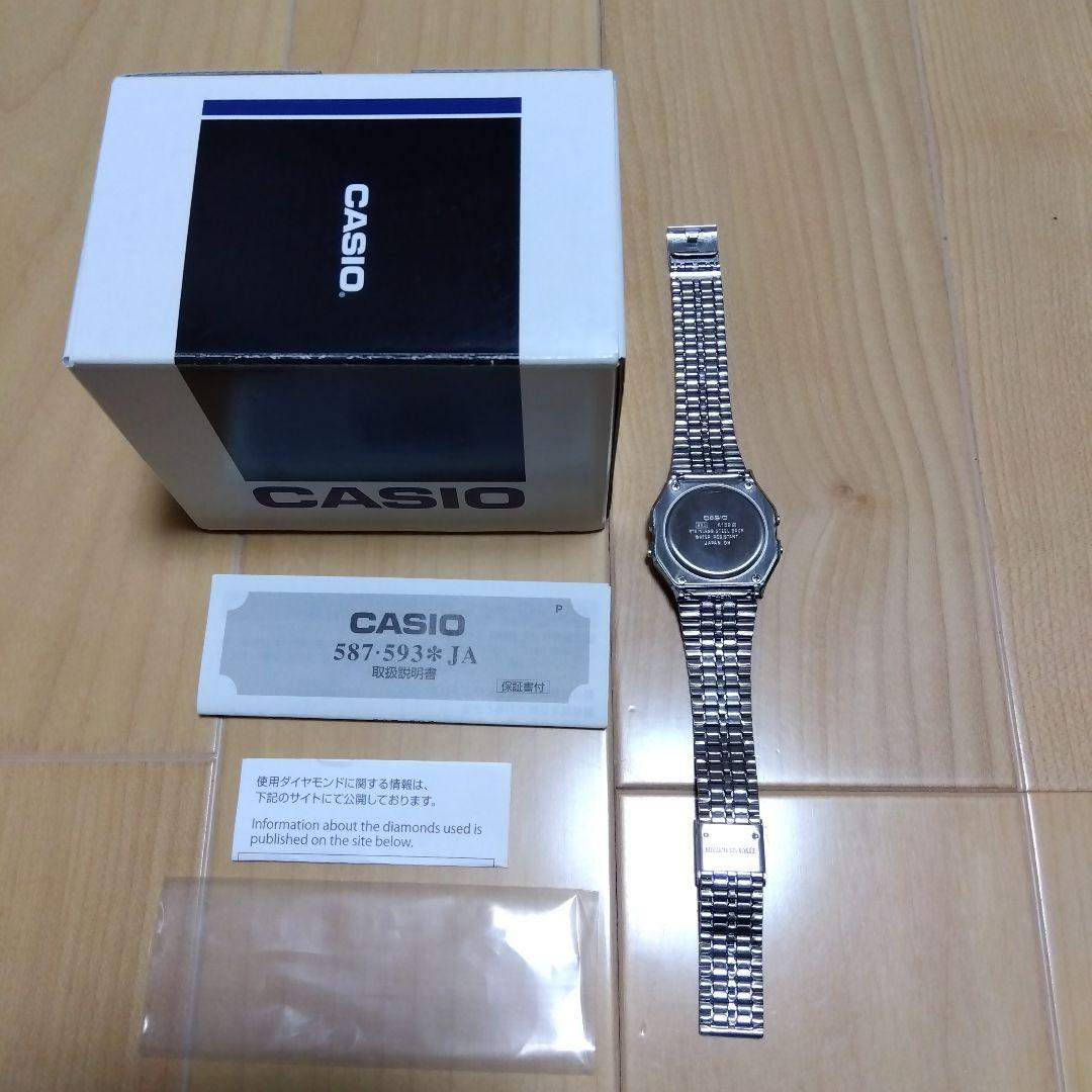 チープカシオ　ダイヤ付き