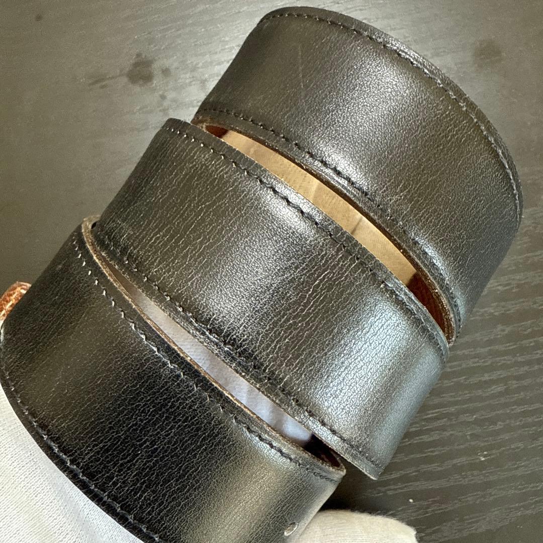 HERMES エルメスコンスタンスリバーシブルベルト65 マットシルバー　美品