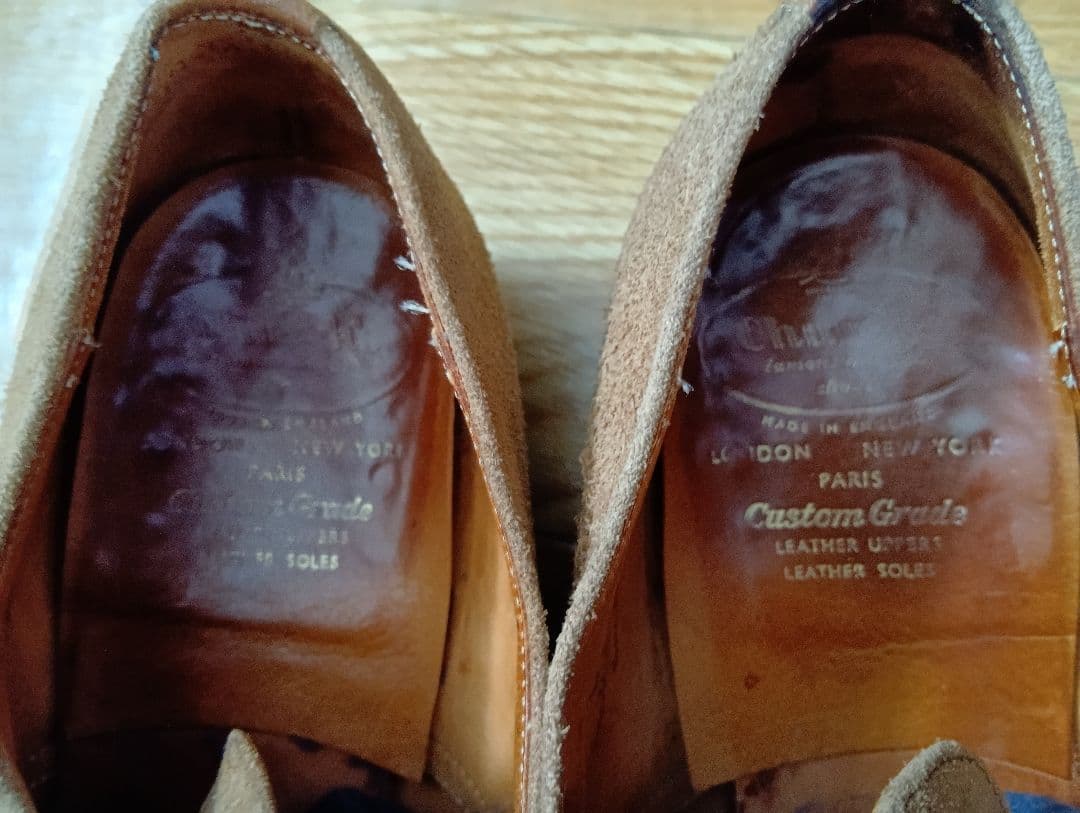 L*S様 旧Church'sチャーチ BECKET 6F スウェードモンクストラ