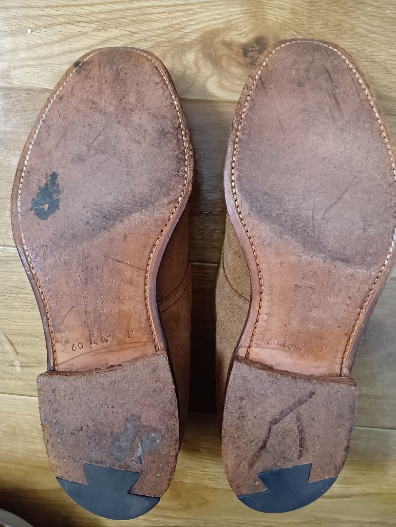 L*S様 旧Church'sチャーチ BECKET 6F スウェードモンクストラ