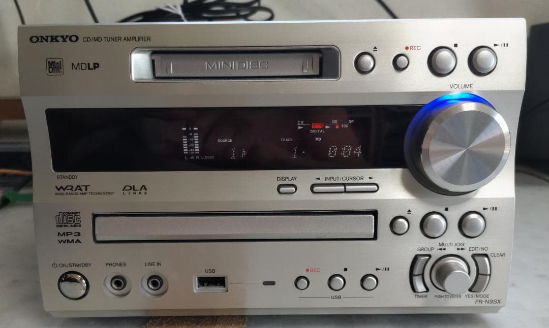 ONKYO オンキョー FR-N9SX CD/MD/USB コンポ動作良好・美品