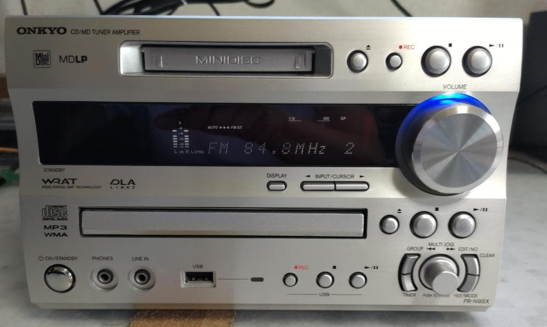 ONKYO オンキョー FR-N9SX CD/MD/USB コンポ動作良好・美品