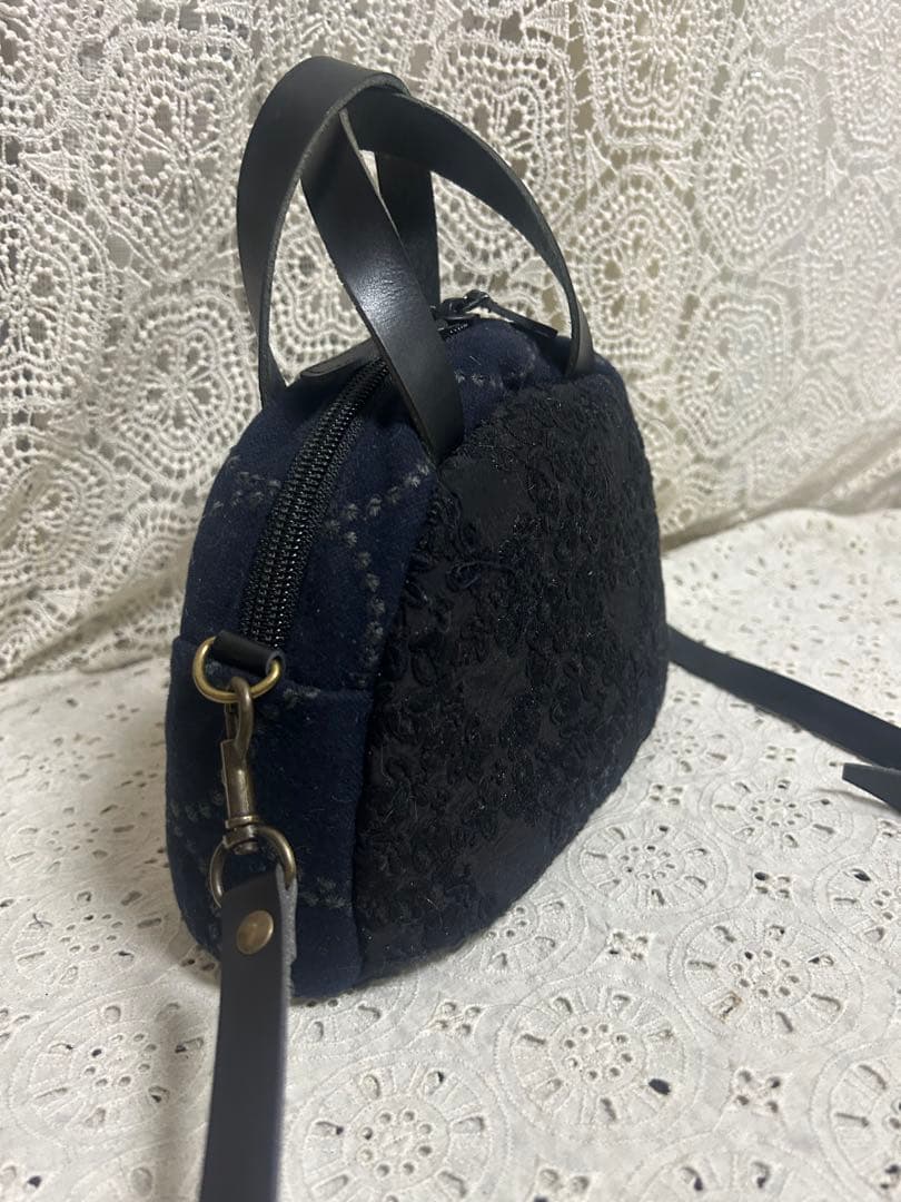 専用60123B ミナペルホネンハンドメイド ミニミニポシェット　紐なし