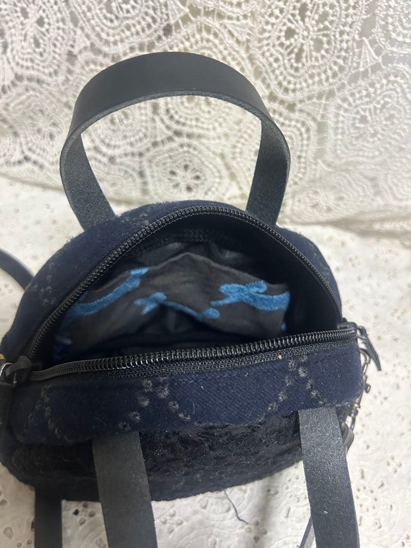 専用60123B ミナペルホネンハンドメイド ミニミニポシェット　紐なし