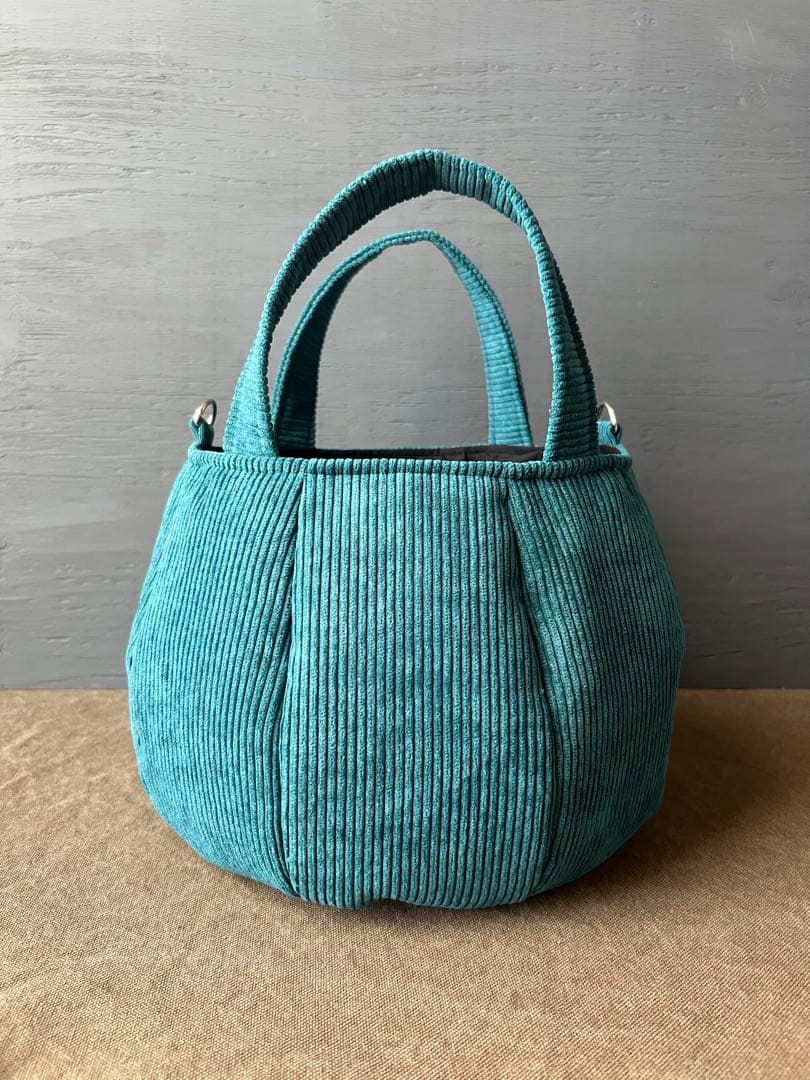 にさおりページ バルーンバッグ ころりんバッグ 旅行バッグ ハンドメイド