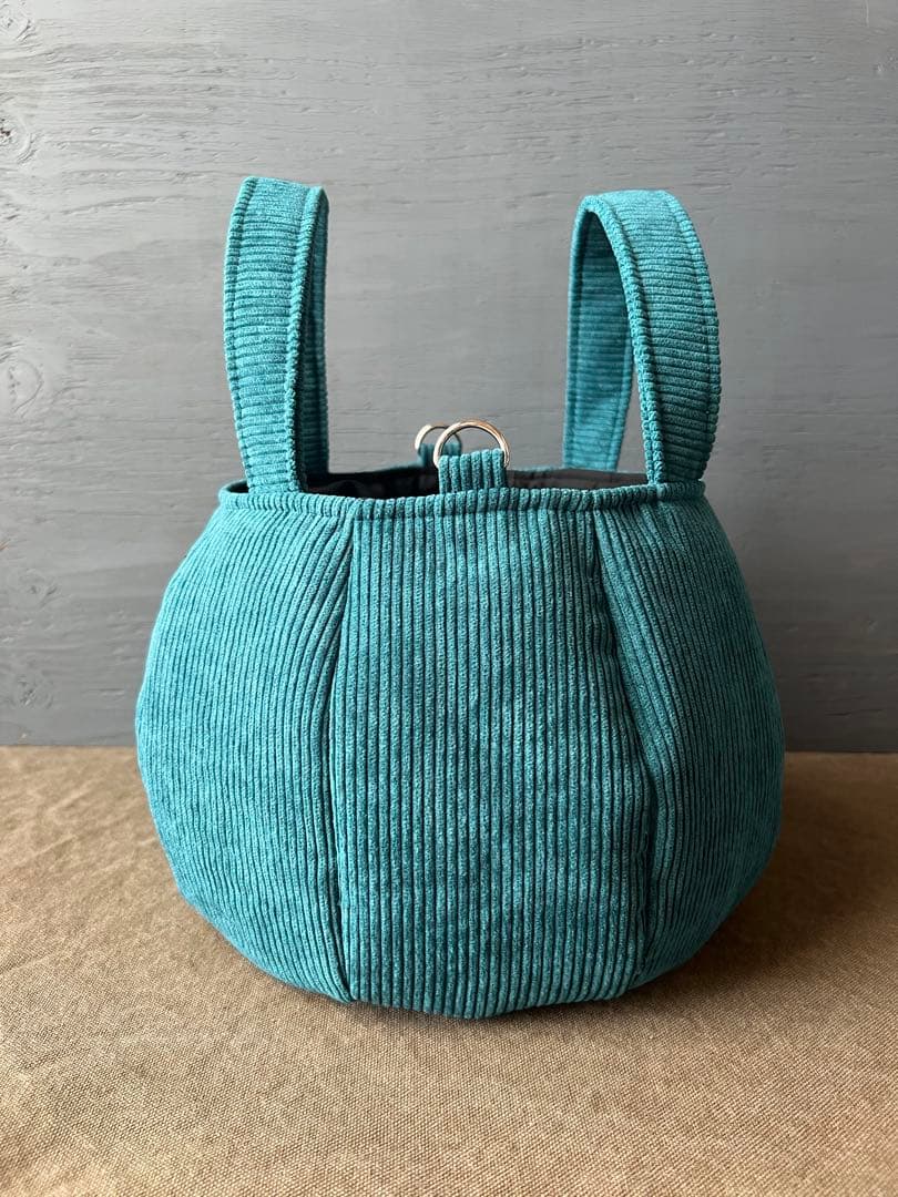 にさおりページ バルーンバッグ ころりんバッグ 旅行バッグ ハンドメイド