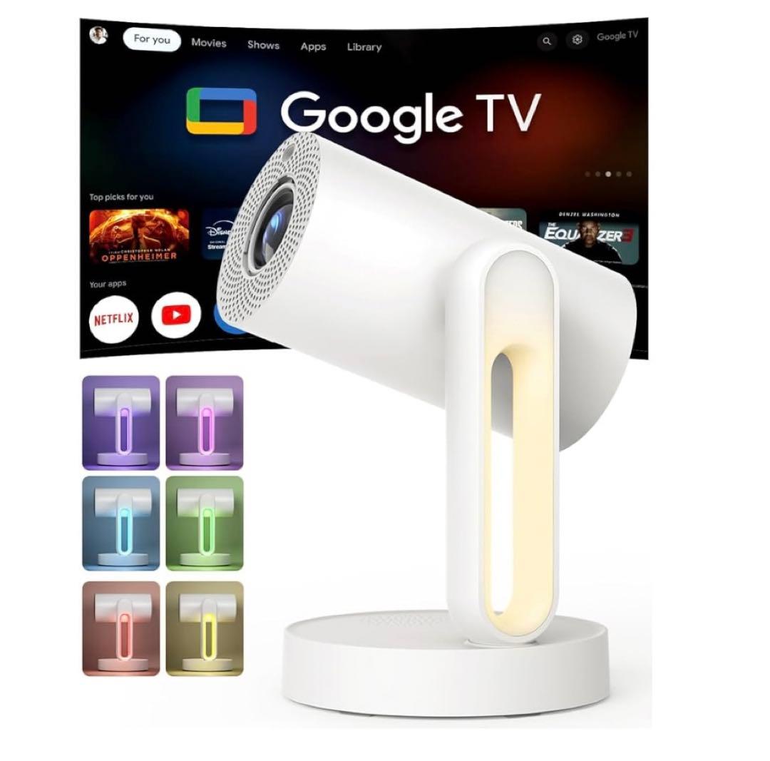 Google TV搭載・Netflix公式ライセンス　ETOE プロジェクター