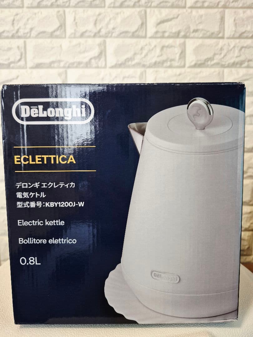 De'Longhi ECLETITCA 電気ケトル 0.8L