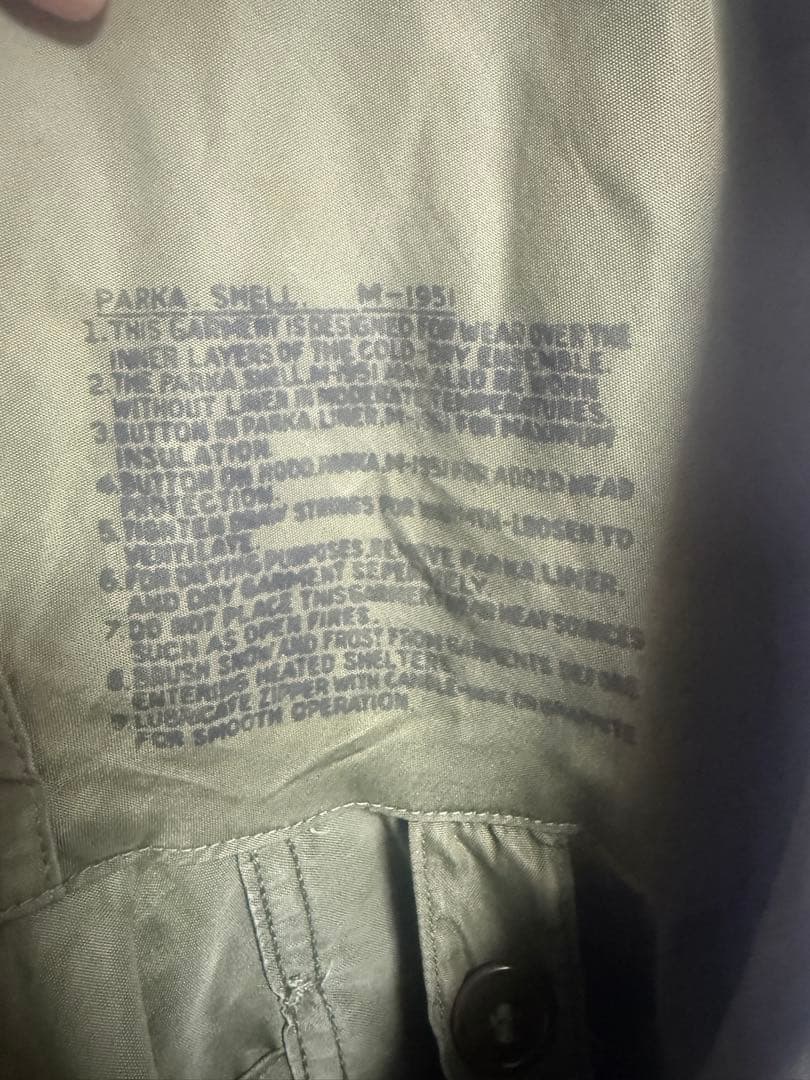 アメリカ軍　モッズコート　m-51