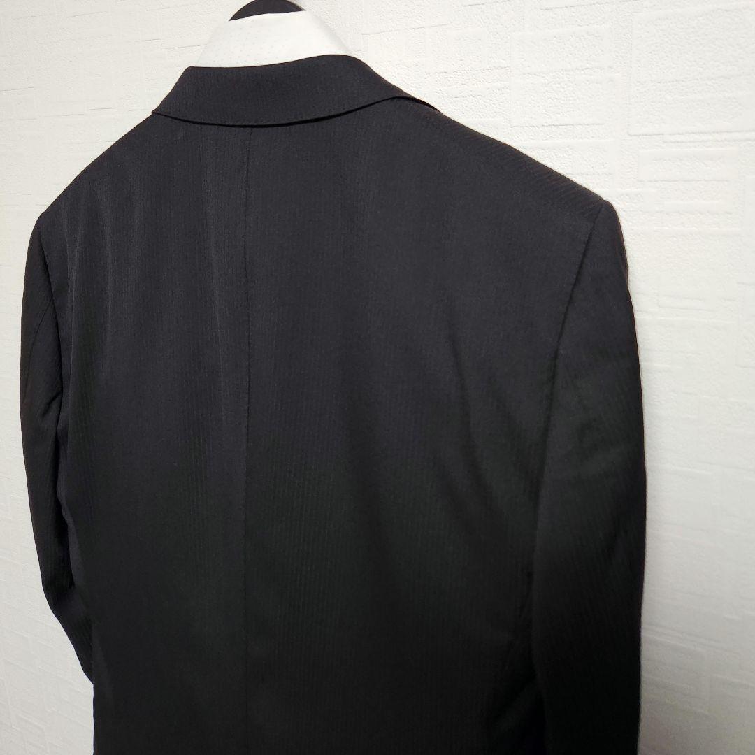 スーツカンパニー　メンズ　スーツ　スリーピース　ブラック　4シーズン　ストレッチ