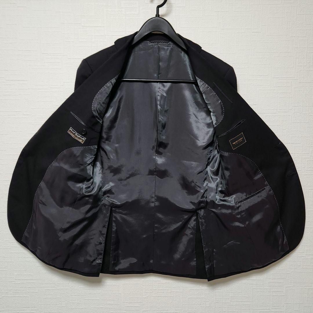 スーツカンパニー　メンズ　スーツ　スリーピース　ブラック　4シーズン　ストレッチ