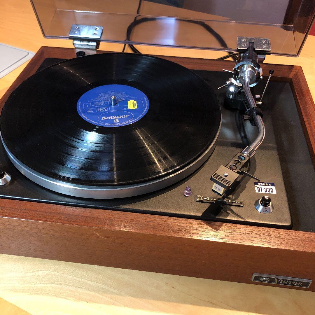 動作品ビクター　SRP-B33M レコードプレイヤー　ベルトドライブ　60Hz用