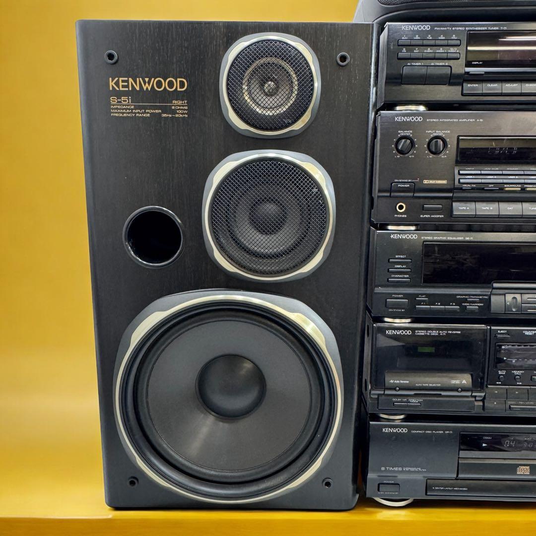 KENWOOD ROXY J5 システムコンポ 取説 リモコン付 動作現状品