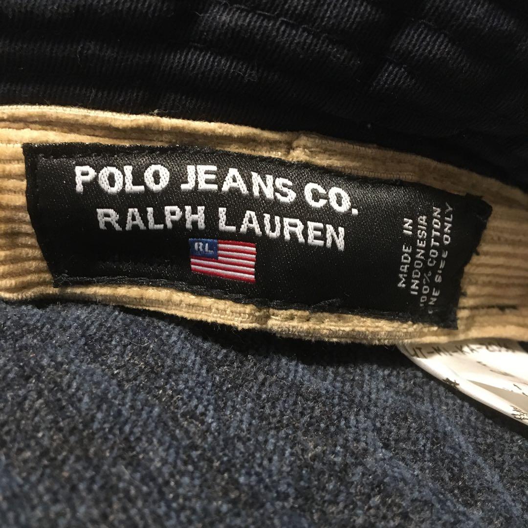 ラルフローレン POLO JEANS ビンテージ　バケットハット　90s 新品