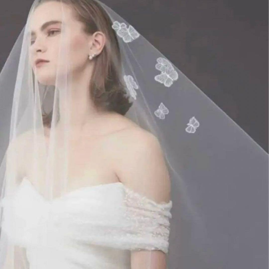 THE TREAT DRESSING ウェディングベール　蝶々　80×250