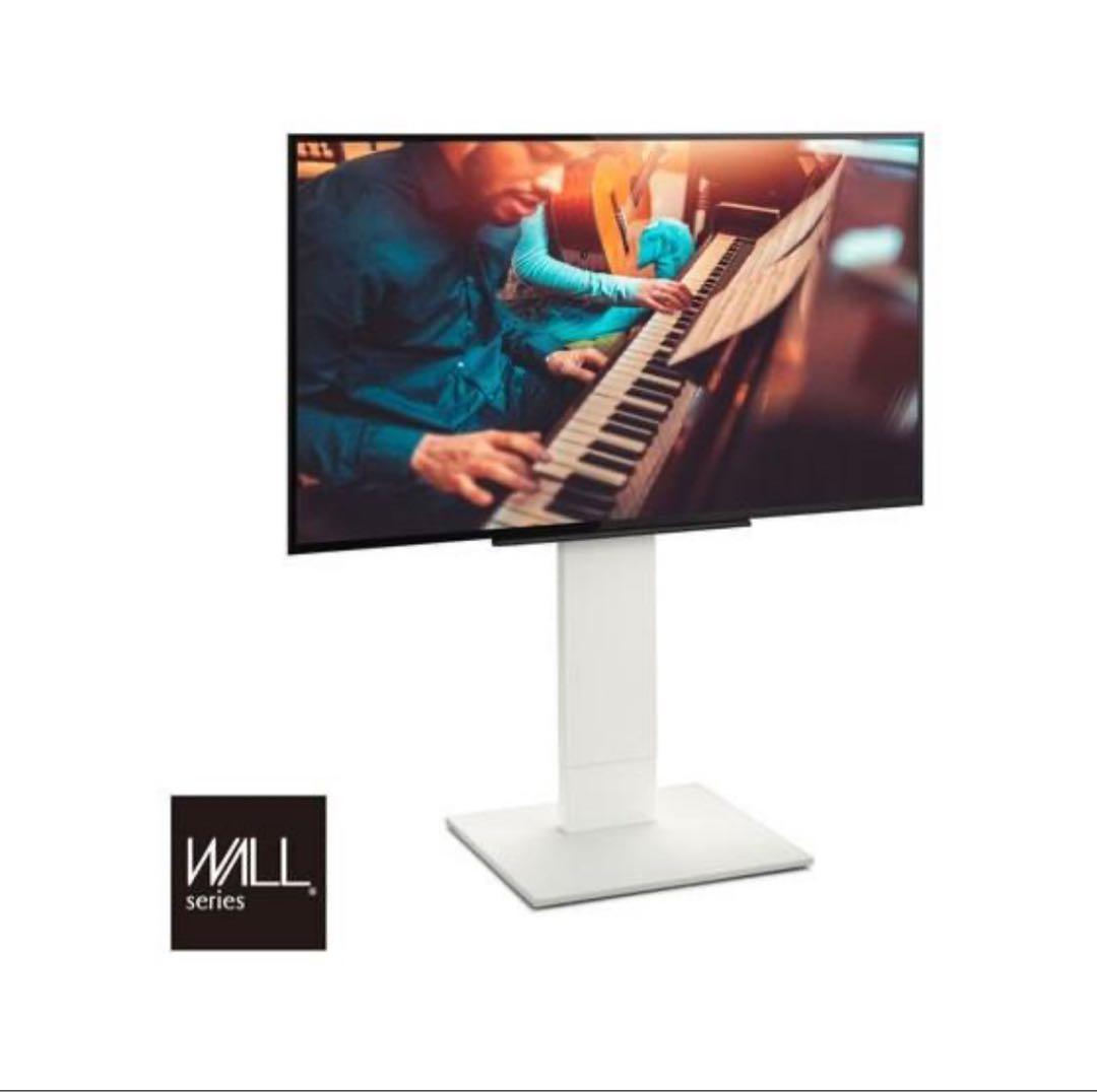 テレビスタンド　イコールズ　WALL V5 ホワイト　ロータイプ　キャスター付き