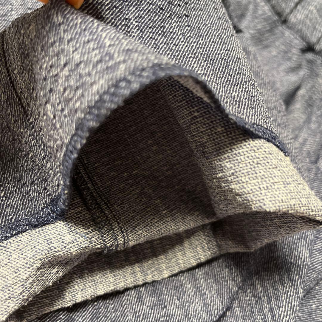 BEAMS デニムプリント シアサッカー 2ボタン ジャケット パンツ　セット