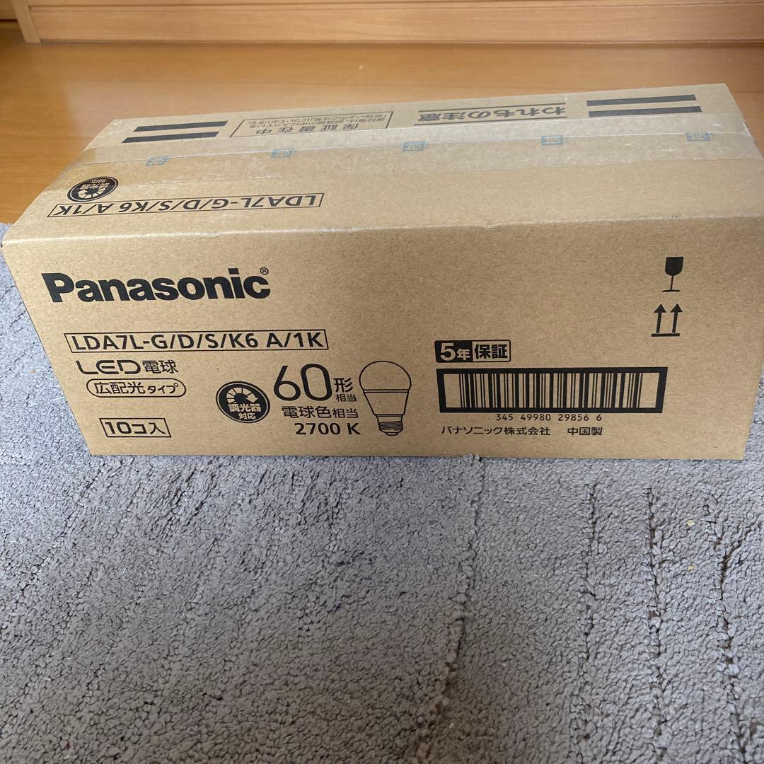Panasonic LDA7L-G/D/S/K6 A/1K LED電球
