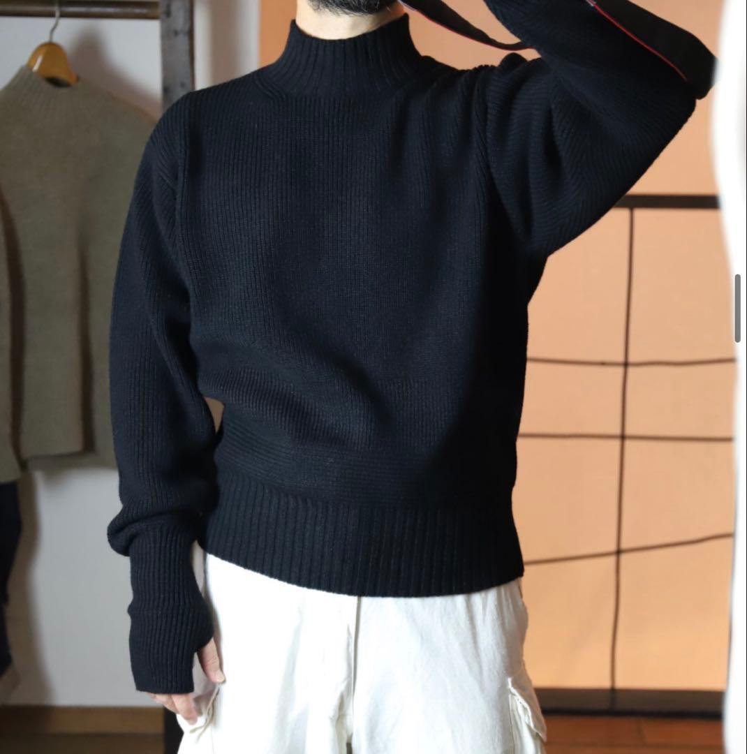 MAATEE&SONS WOOL和紙 ARMY SWEATER size3