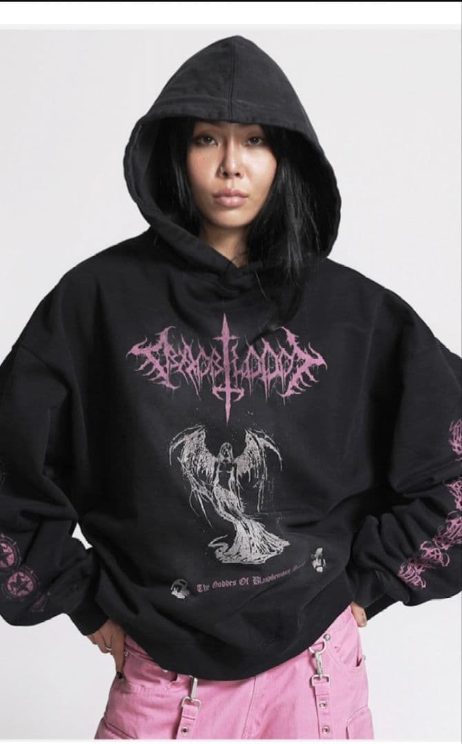 Badblood バッドブラッド　WORLDツアープリント パーカー