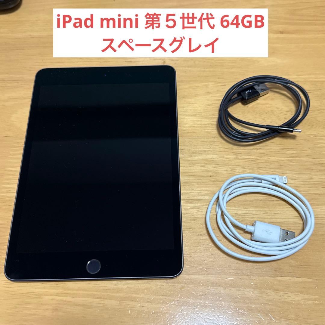 iPad mini（第５世代）64GB スペースグレイ Wi-Fiモデル