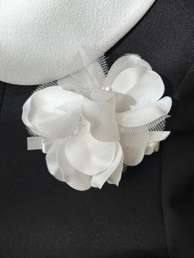 プティマイン　フォーマルドレス ジャケット付き 黒と白