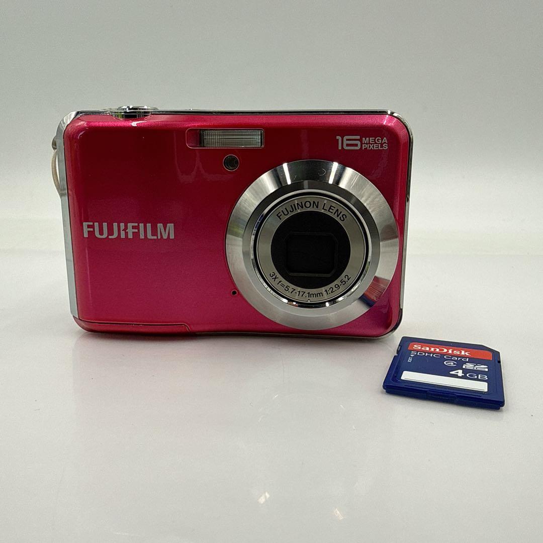 【単3形電池で動く】FUJIFILM FINEPIX AV デジカメ ピンク