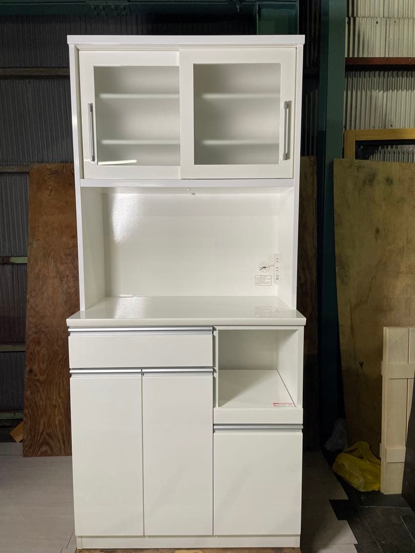 ニトリ レジューム 120 キッチンカウンター カップボード