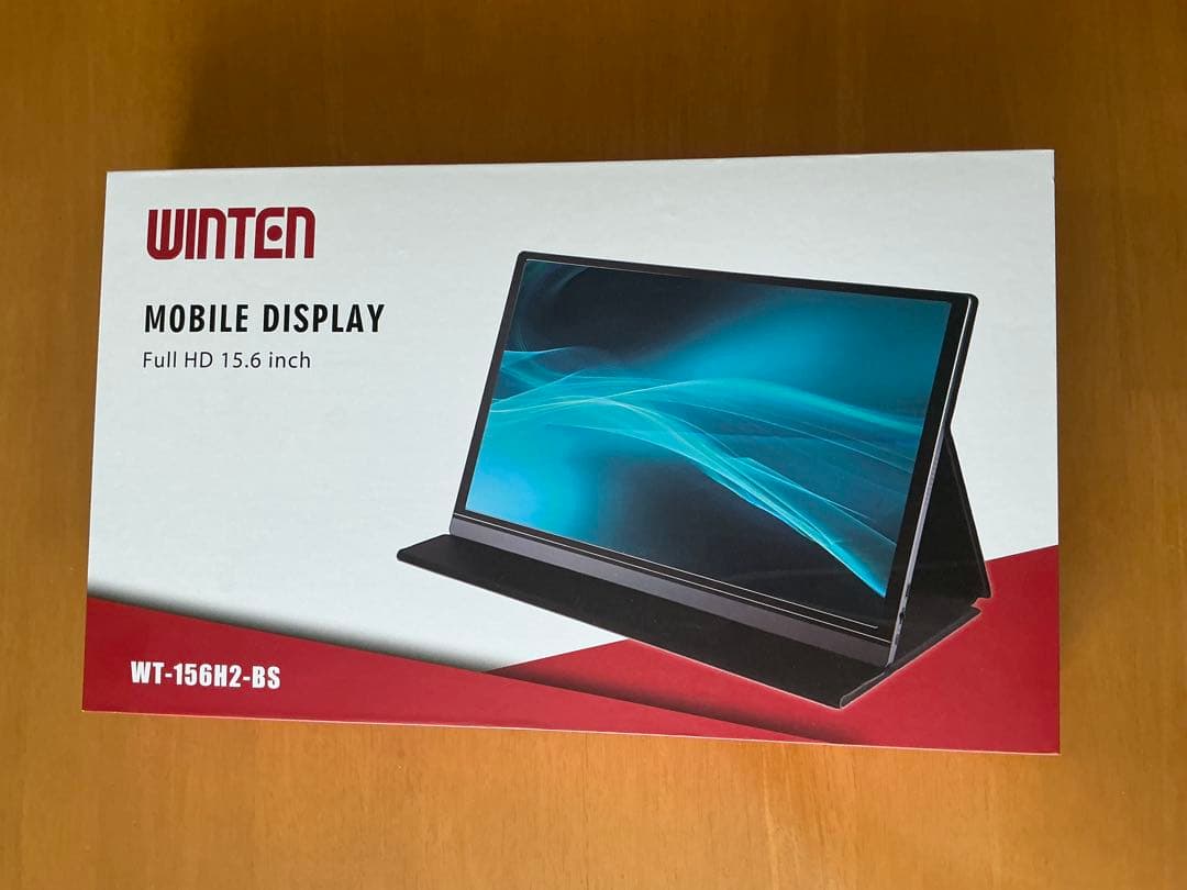 WINTENモバイルディスプレイ15.6インチ WT-156H2-BS フルHD
