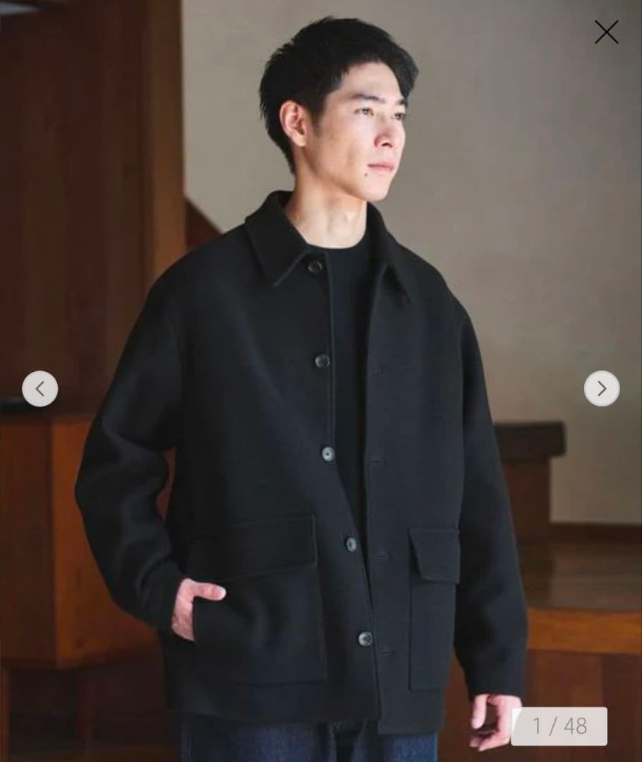 グリーンレーベルリラクシング SENTDALE WOOL カバーオール　M　黒