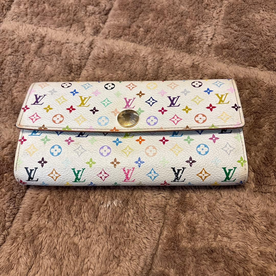 Louis Vuitton マルチカラー 長財布　ポルトフォイユサラ