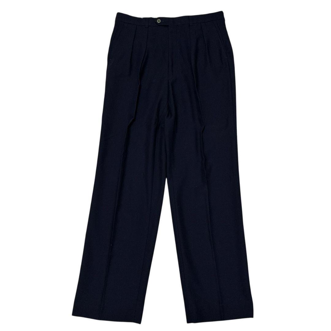 美品✨Paul Smith ダブル 高級スーツ上下 セットアップ ネイビー XL