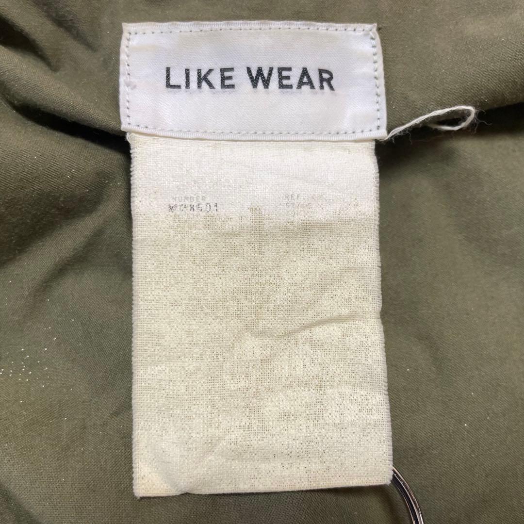 ヤエカ　YAECA ミリタリーモッズコート　カーキ　メンズ　LIKE WEAR