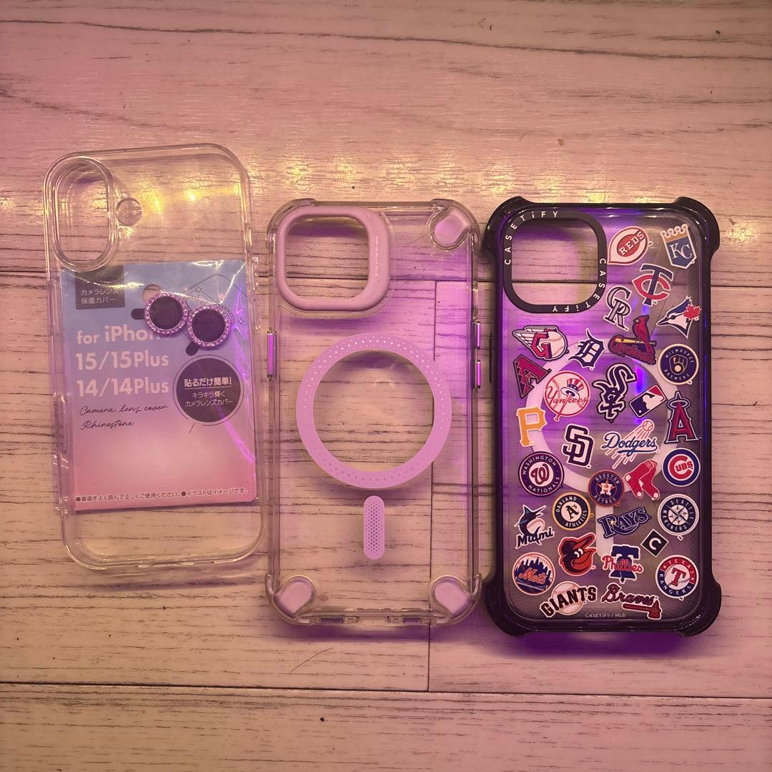 iPhone用ケース クリア&デザインセット