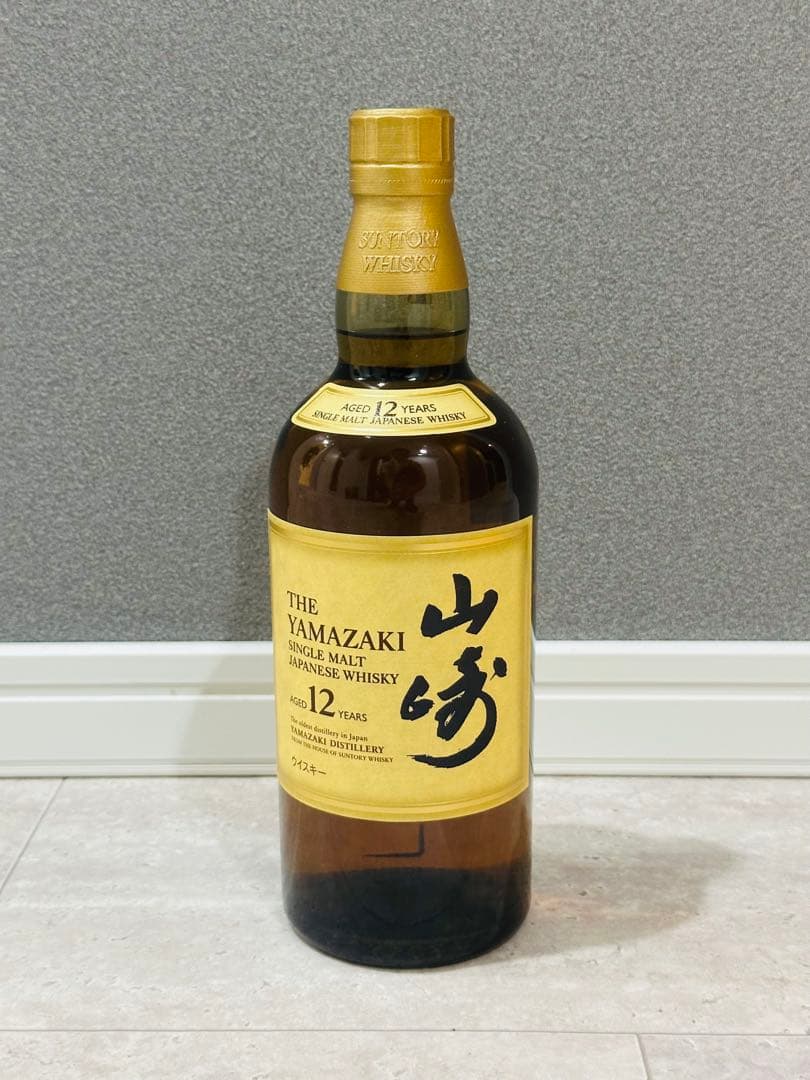 【ホログラムシール付】山崎 12年 シングルモルトウイスキー 700ml（箱無）