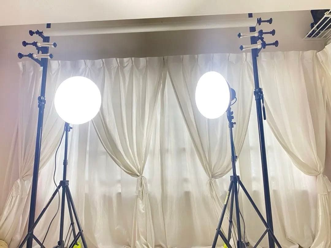 60W×4灯→100W×4灯にパワーUP‼️撮影用LED照明ライト2台セット❗️