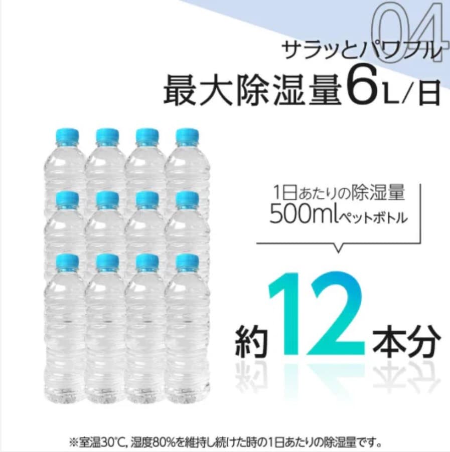 新品 除湿機 空気清浄機 衣類乾燥 除湿 小型 パワフル除湿 大容量 自動停止