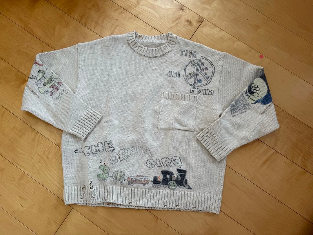 Kapital memorial Paint 5G KNIT ニット