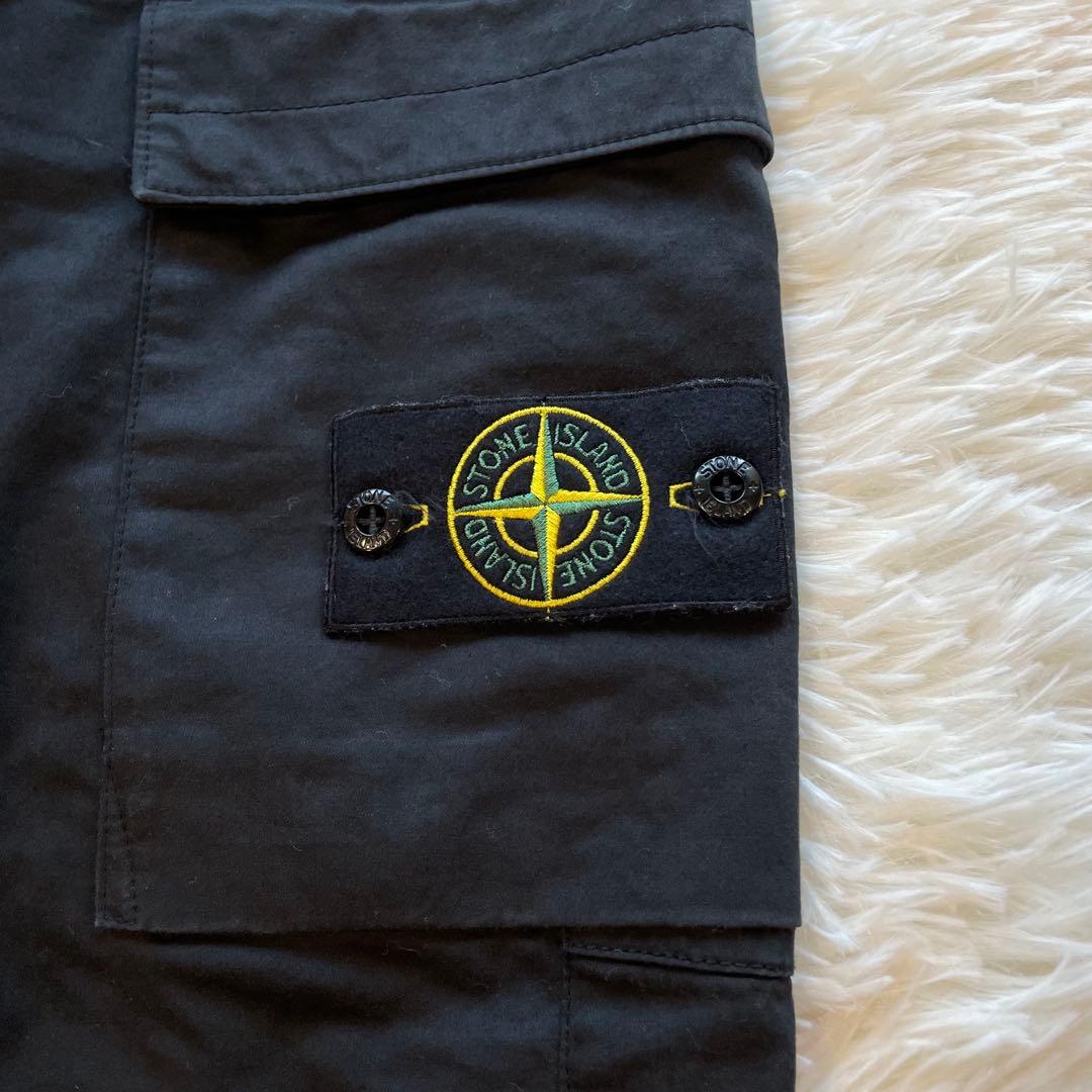 ston  カーゴパンツ ワッペン 黒 W31 TYPE RE-T